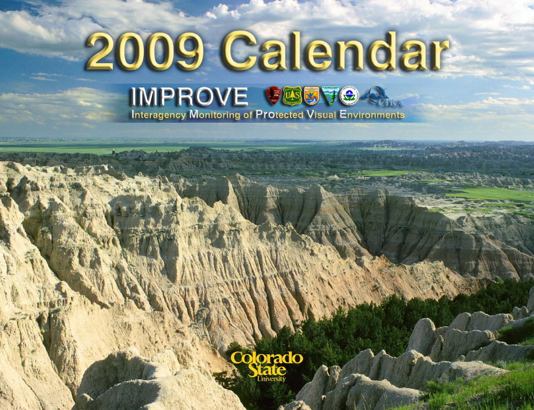 Image: photo of sprawling, rocky peaks at Badlands, South Dakota.
