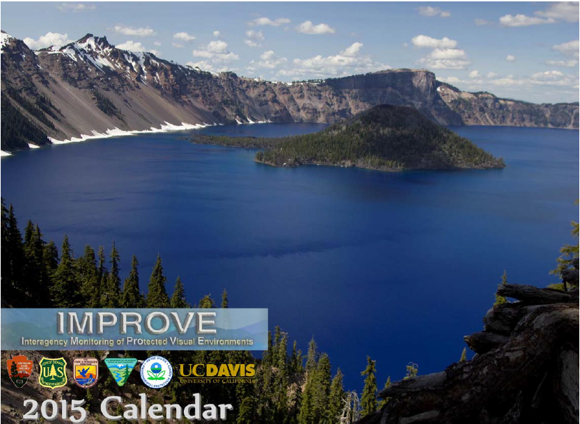 Image: photo of Crater Lake at Crater Lake National Park.