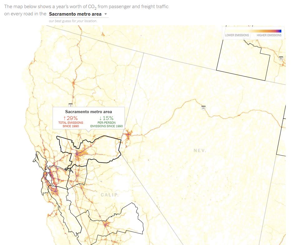 Vehicle Emissions Sacramento