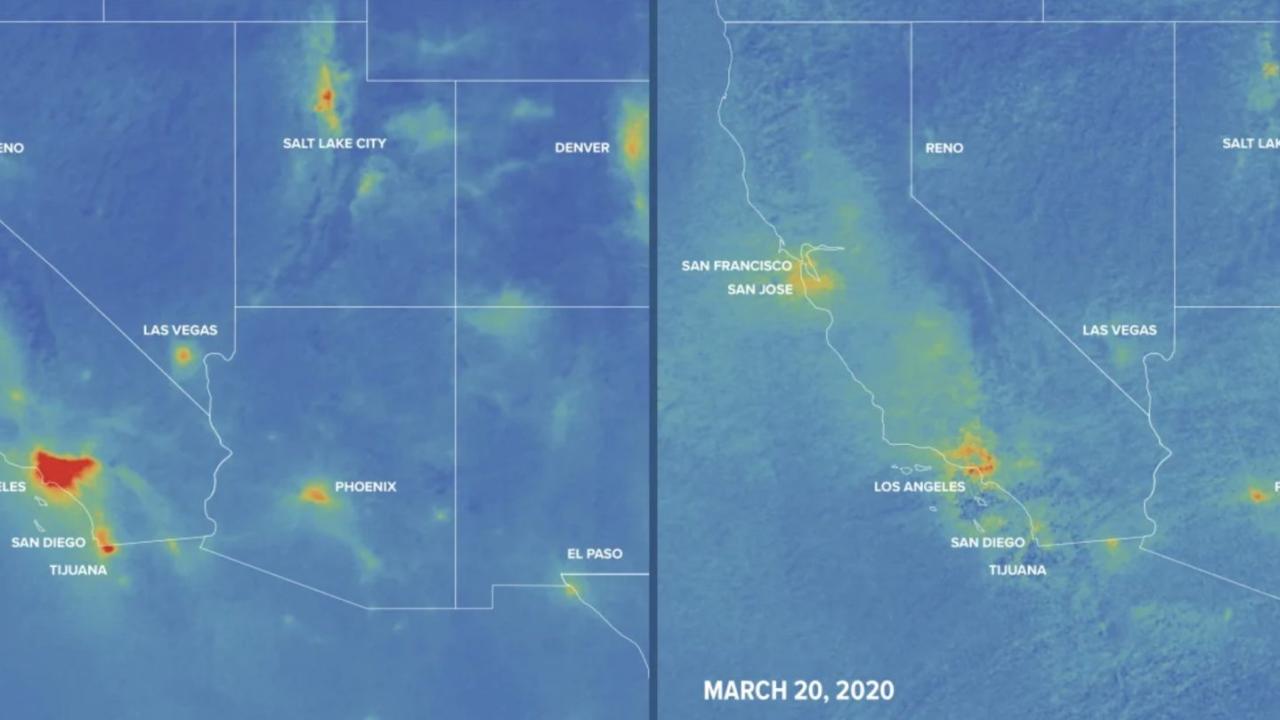 Emission reduction due to COVID-19 stay at home orders