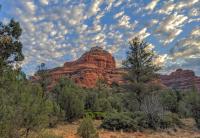 Image: photograph of red rock landscape at Sedona, AZ by Josh Grant.