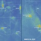 Emission reduction due to COVID-19 stay at home orders