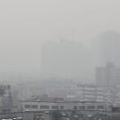 A typical, polluted day in Zhengzhou, China